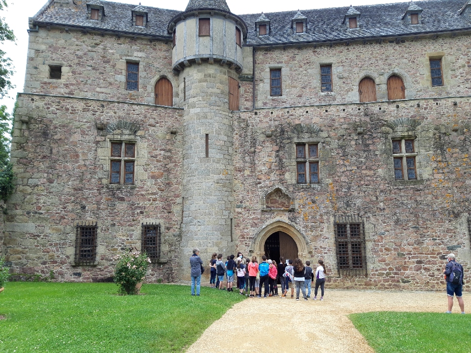 Promenade scolaire au château de la Roche Jagu